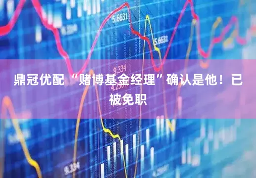鼎冠优配 “赌博基金经理”确认是他！已被免职